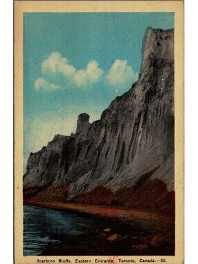 Scarboro Bluffs, Eastern Entrance, Toronto, Canada Postcard